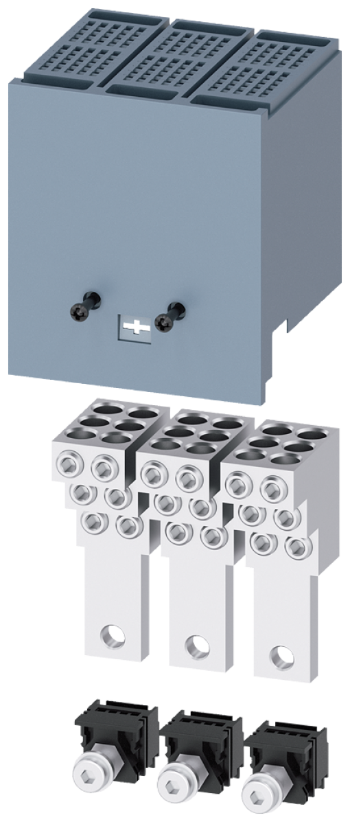 Circular conductor terminal, 6 wires, 3 units, accessories for 3VA5 125