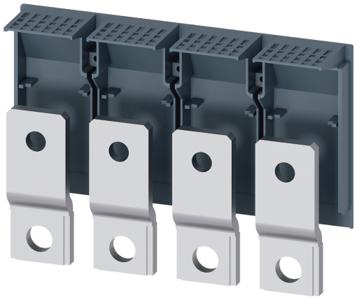 Front bus connectors extended, 4 units, accessories for 3VA6 150250 3VA5 250