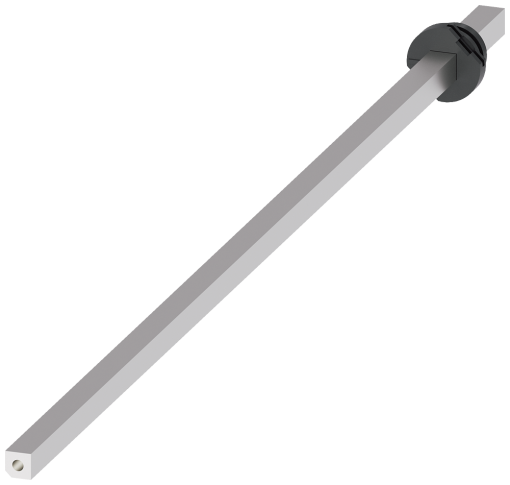 Shaft, 600 mm, 6 x 6 mm, accessory for 3LD3 switch disconnector