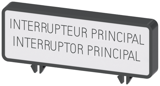 Additional label, FRES "Interrupteur General Interruptor Principal" 10 units