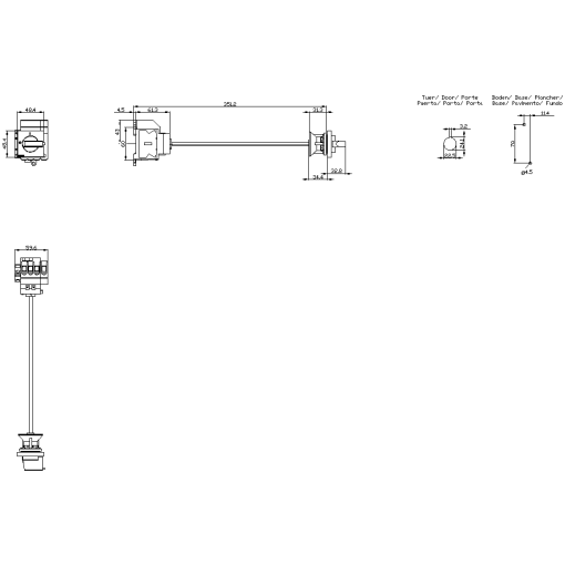 Switch disconnector 3LD3, Iu 40 A main control switch 3-pole  N
