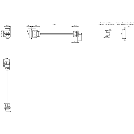 Switch disconnector 3LD3, Iu 32 A main control switch 3-pole