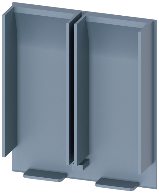 Insulating plate extended, 2-pole, 1 unit, accessories for 3VA45 125