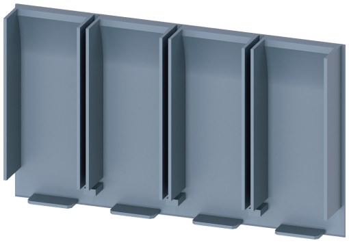 Insulating plate extended, 4-pole, 1 unit, accessories for 3VA45 125
