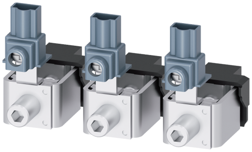 Box terminal with control wire tap, 3 units, accessory for 3VA6 150250