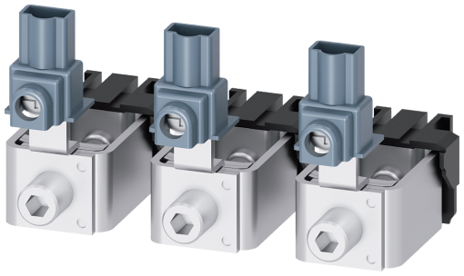 Box terminal with control wire tap, 3 units, accessory for 3VA5 250