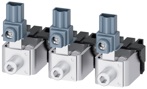 Box terminal with control wire tap, 3 units, accessory for 3VA5 250