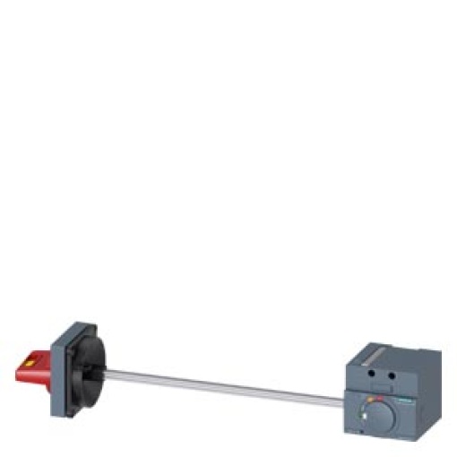 Side wall mounted rotary operator EMERG. OFF IEC IP65 24V DC illumination kit...