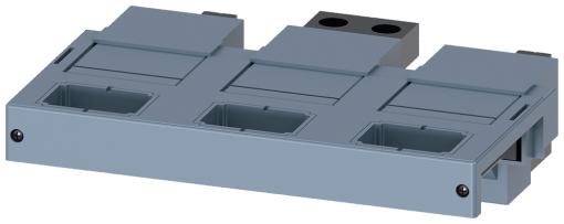 Rear terminals, rotatable to horizontalvertical, 3 units