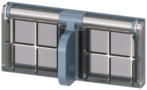 Interlocking set for mechanical Open andor Close, padlock 1 x D7 mm, metal