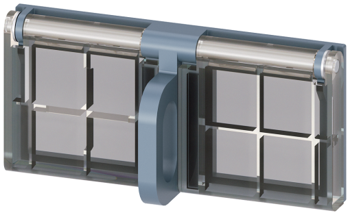 Locking device OFF position, for padlocks 2 x D8 mm