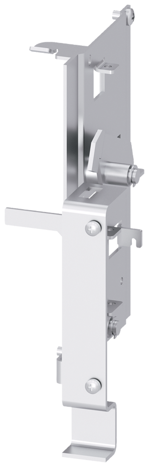 Locking mechanism to prevent opening of the control cabinet door in ON positi...