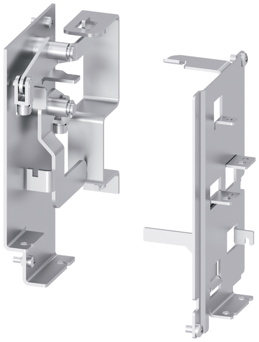 Locking mechanism to prevent opening of the control cabinet door in ON positi...