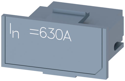 Rating plug 630 A, RC for external residual current measurement