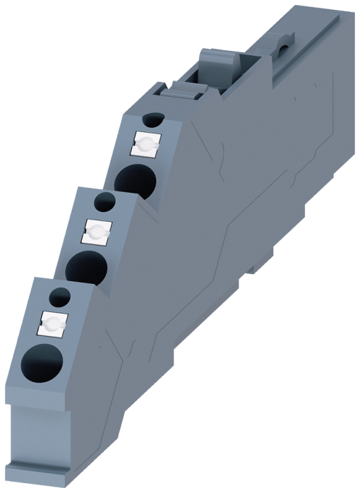 Auxiliary supply connector for circuit breaker or guide frame, push-in, acces...