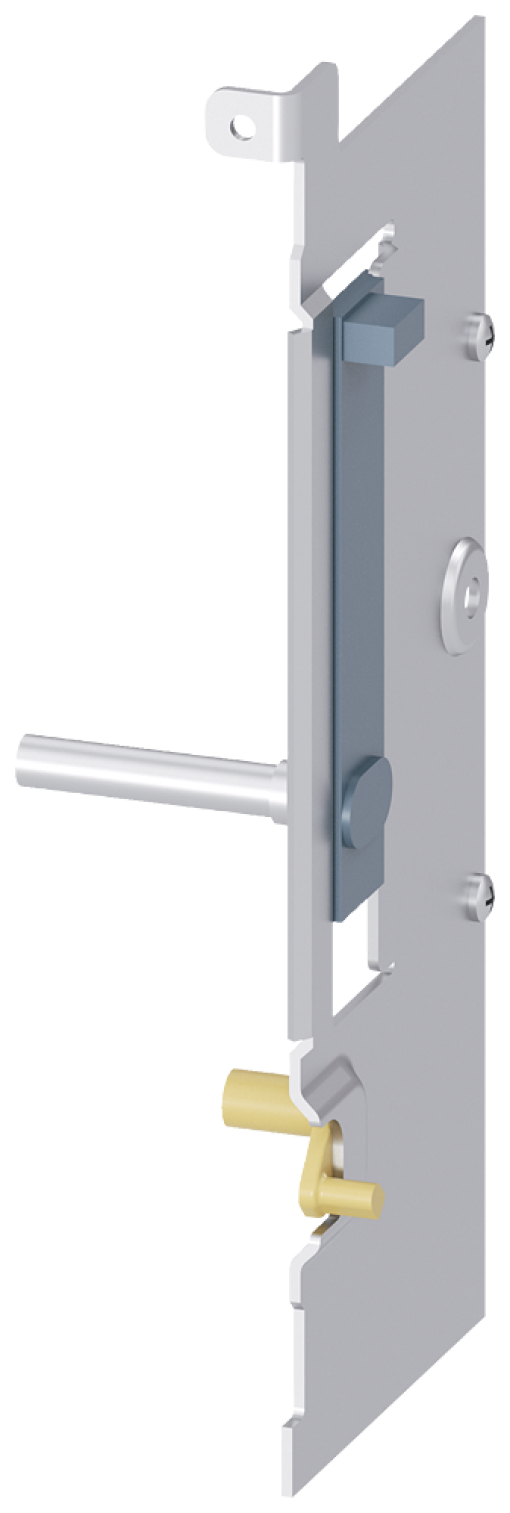 Extension kit for mechanical transmission of switch position, side panel