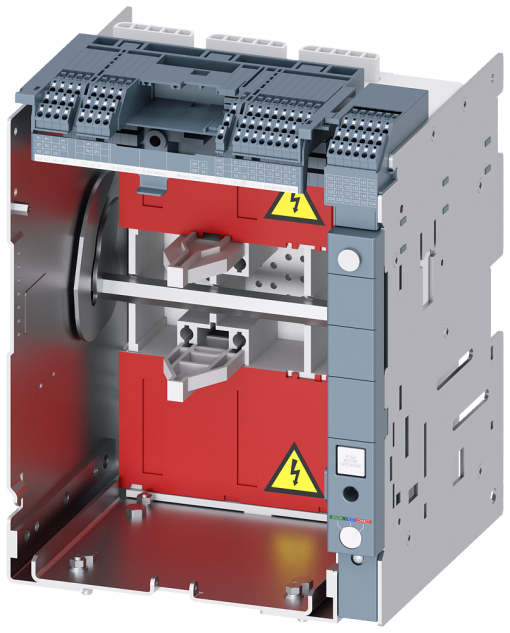 Guide frame for 3WL10 - 3-pole rear vertical terminal