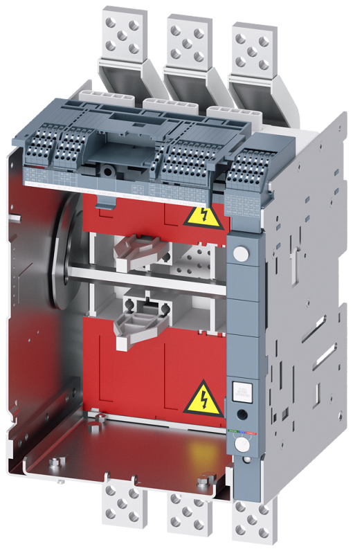 Guide frame for 3WL10 - 3-pole, front-accessible terminal