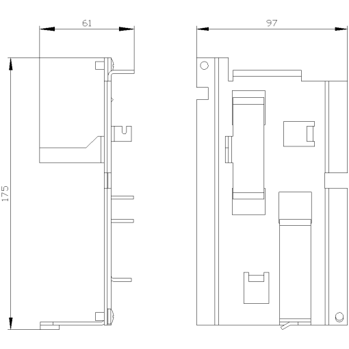Mounting, auxiliary switch AUX 15W on the frame of the withdrawable circuit b...