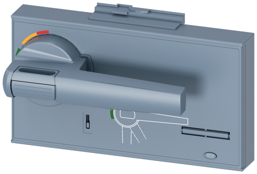 Front mounted rotary operator, standard, accessory for circuit breaker 3VA27 ...