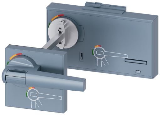 Door-coupling rotary operating mechanism, standard, accessory for circuit bre...