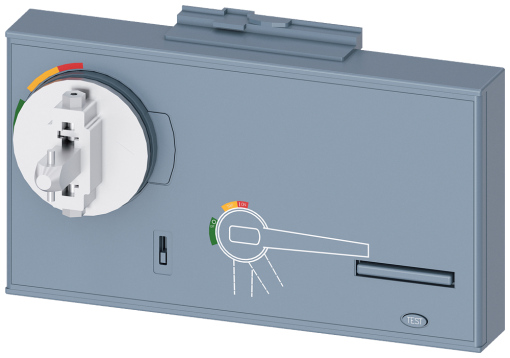 Door-coupling rotary operating mechanism, basic, without handle, accessory fo...