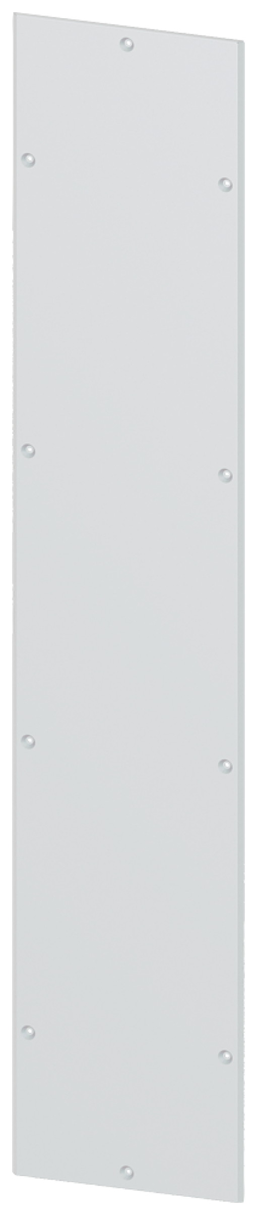 SIVACON, side panel  rear panel, Closed, IP40, H 2000 mm, W 400 mm, RAL 7035