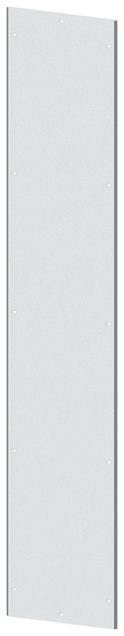 SIVACON, side panel  rear panel, Closed, IP40, H 2200 mm, W 400 mm, RAL 7035