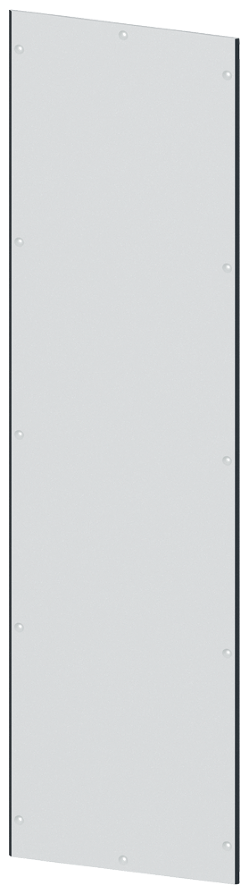 SIVACON, side panel  rear panel, Closed, IP40, H 2200 mm, W 600 mm, RAL 7035