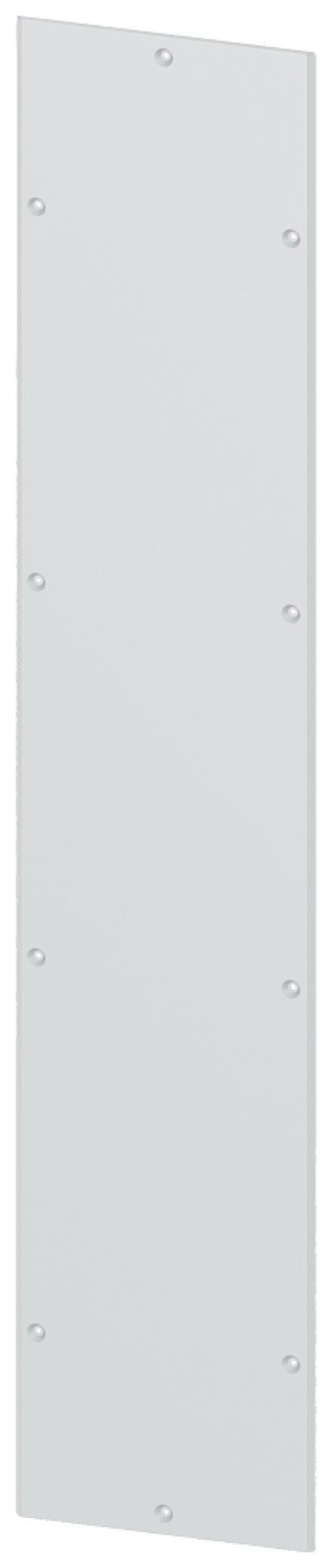 SIVACON, side panel  rear panel, Closed, IP55, H 2000 mm, W 400 mm, RAL 7035