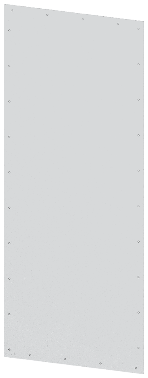 SIVACON, side panel, flat, IP40, H 2000 mm, W 800mm, RAL 7035