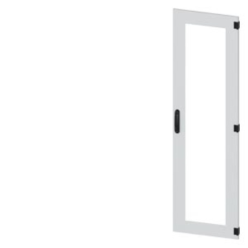 SIVACON door. right. window. IP55. H 1800 mm. W 500 mm. protection class 1