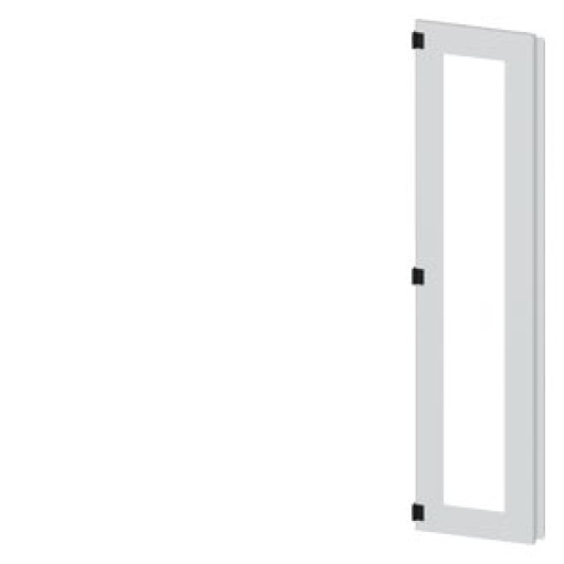 SIVACON door half. left. window. IP55. H 1800 mm. W 400 mm. protection class 1