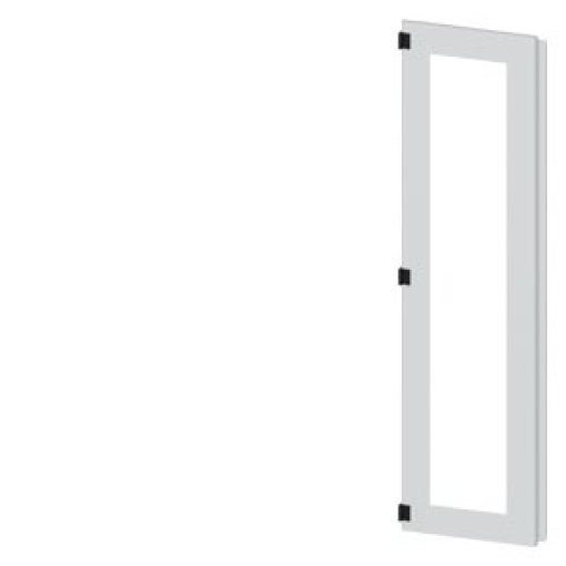 SIVACON door half. left. window. IP55. H 1800 mm. W 450 mm. protection class 1