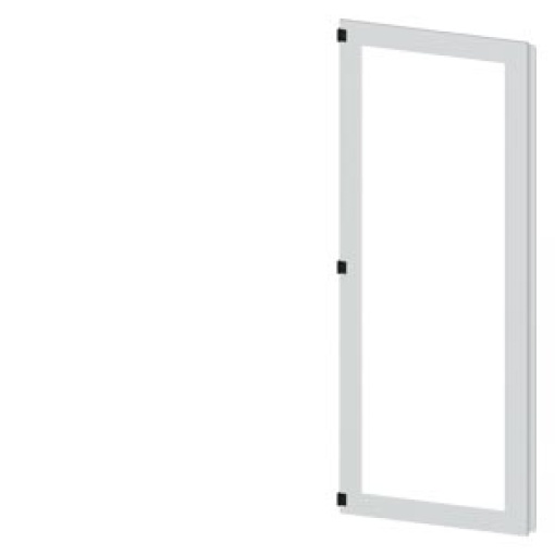 SIVACON door half. left. window. IP55. H 2200 mm. W 800 mm. protection class 1