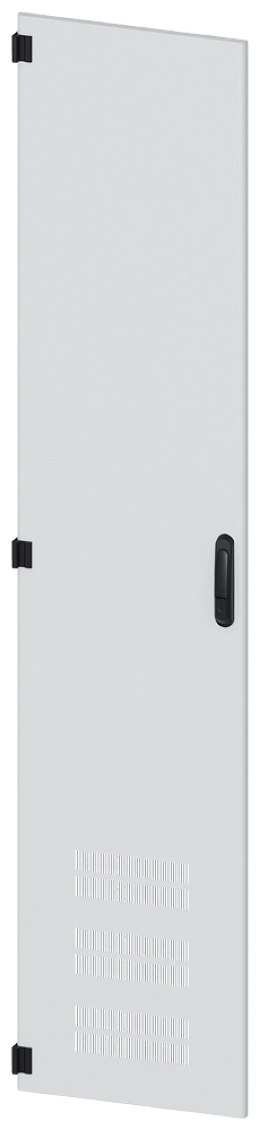 SIVACON, door, left, ventilated, IP40, H 2200 mm, W 450 mm, RAL 7035