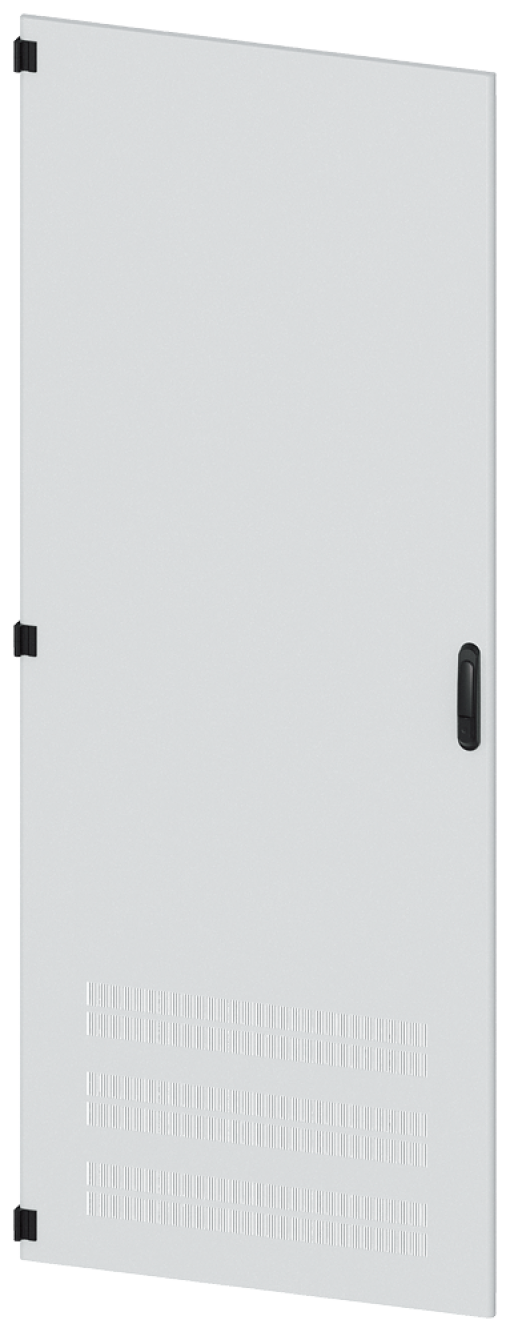 SIVACON, door, left, ventilated, IP40, H 2200 mm, W 800mm, RAL 7035