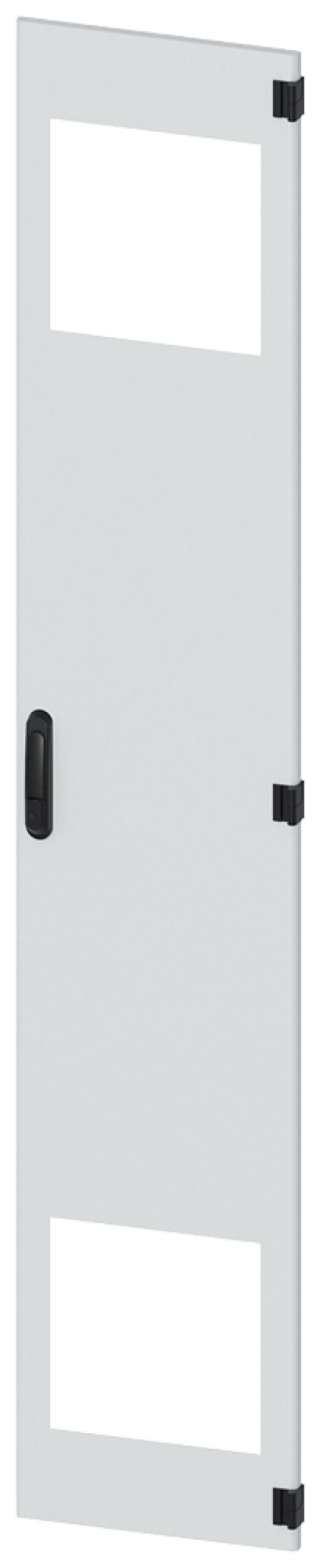 SIVACON, door, right, with cutout for filter fan, with ventilation openings