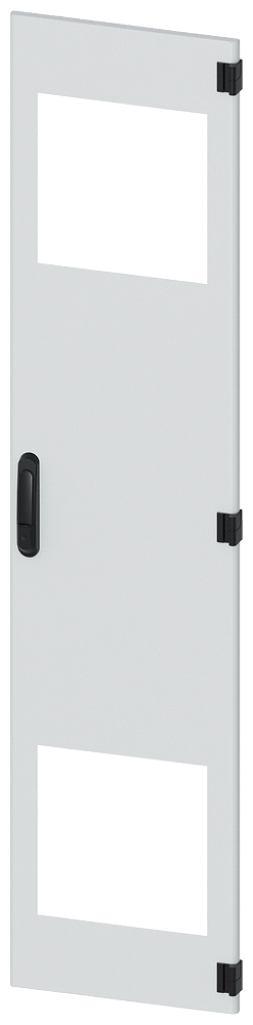 SIVACON, door, right, with cutout for filter fan, with ventilation openings