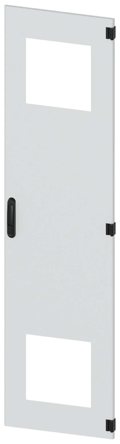 SIVACON, door, right, with cutout for filter fan, with ventilation openings