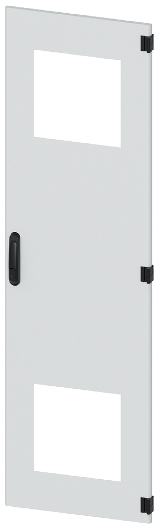 SIVACON, door, right, with cutout for filter fan, with ventilation openings