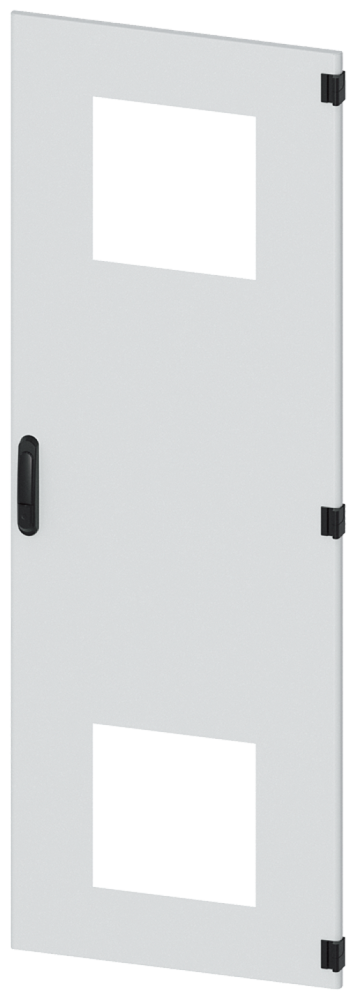 SIVACON, door, right, with cutout for filter fan, with ventilation openings