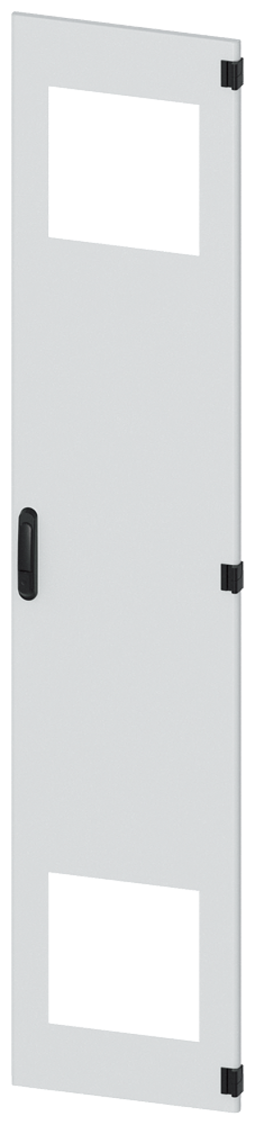 SIVACON, door, right, with cutout for filter fan, with ventilation openings