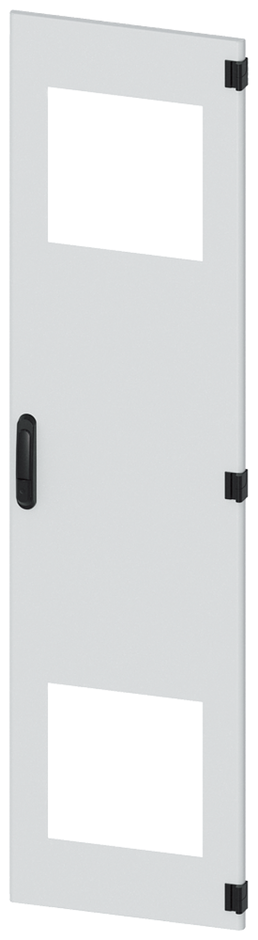 SIVACON, door, right, with cutout for filter fan, with ventilation openings