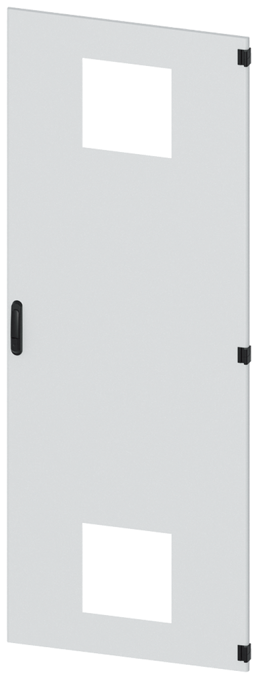 SIVACON, door, right, with cutout for filter fan, with ventilation openings