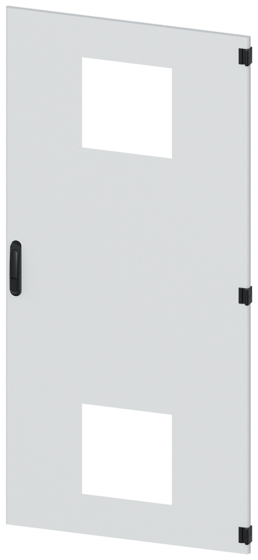 SIVACON, door, right, with cutout for filter fan, with ventilation openings
