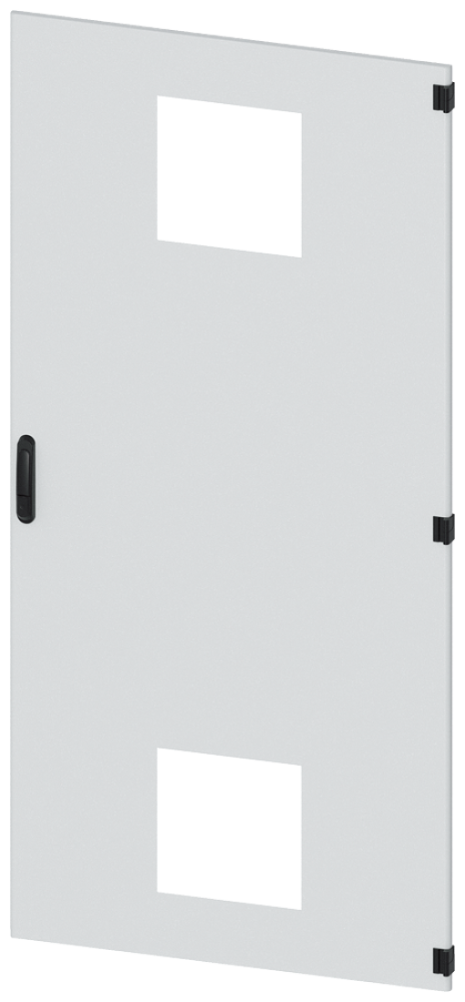 SIVACON, door, right, with cutout for filter fan, with ventilation openings