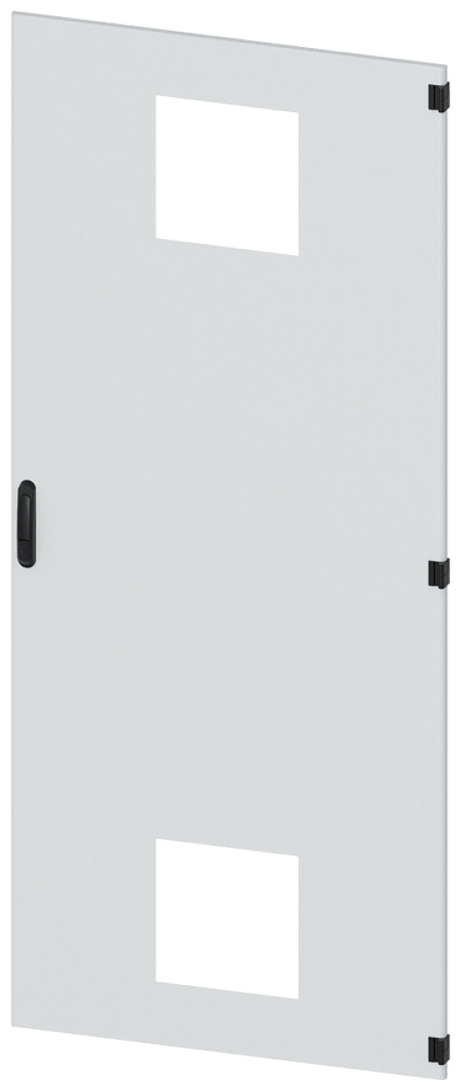 SIVACON, door, right, with cutout for filter fan, with ventilation openings