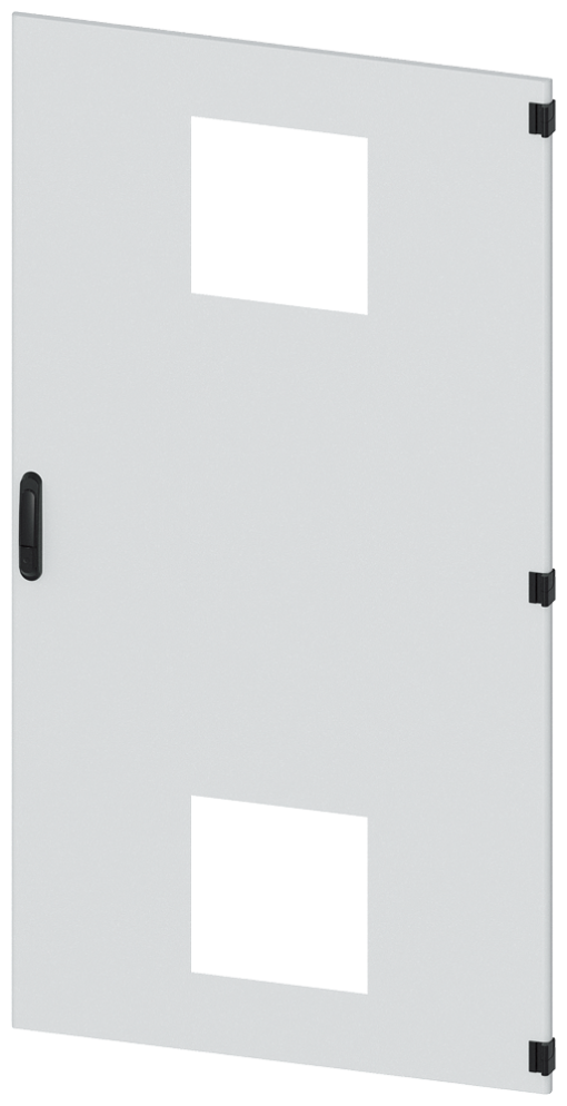 SIVACON, door, right, with cutout for filter fan, with ventilation openings