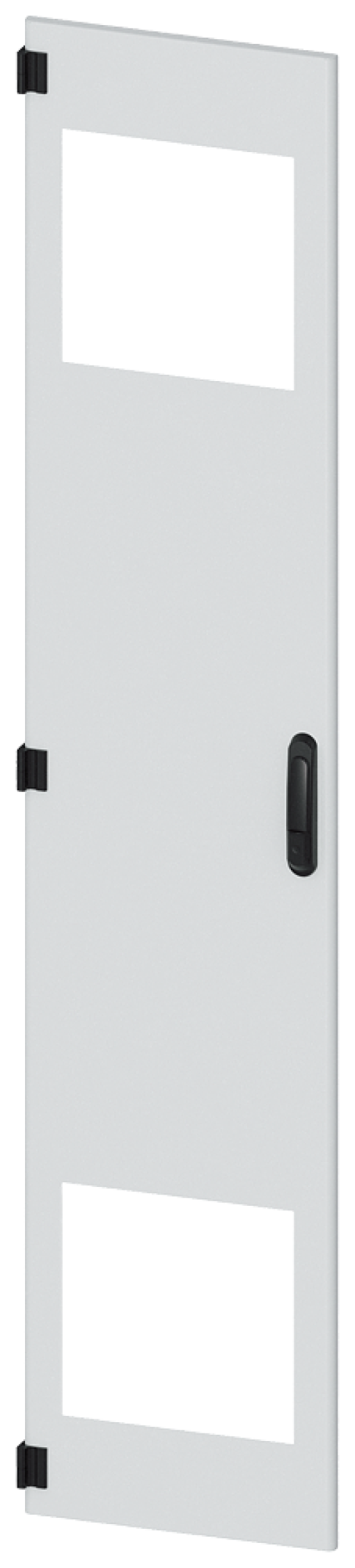 SIVACON, door, left, with cutout for filter fan, with ventilation openings